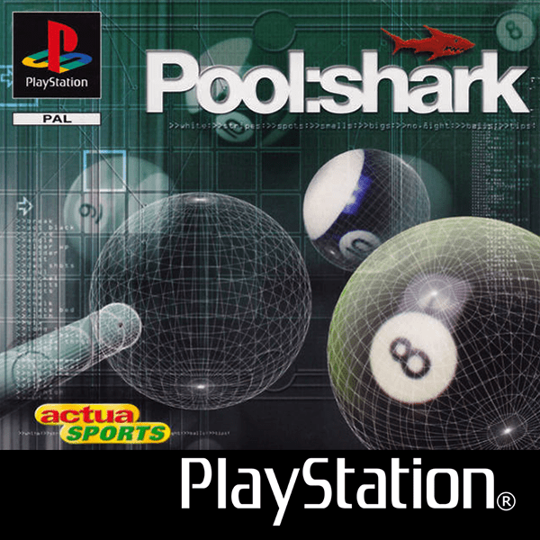 Pool Shark box art for Playstation